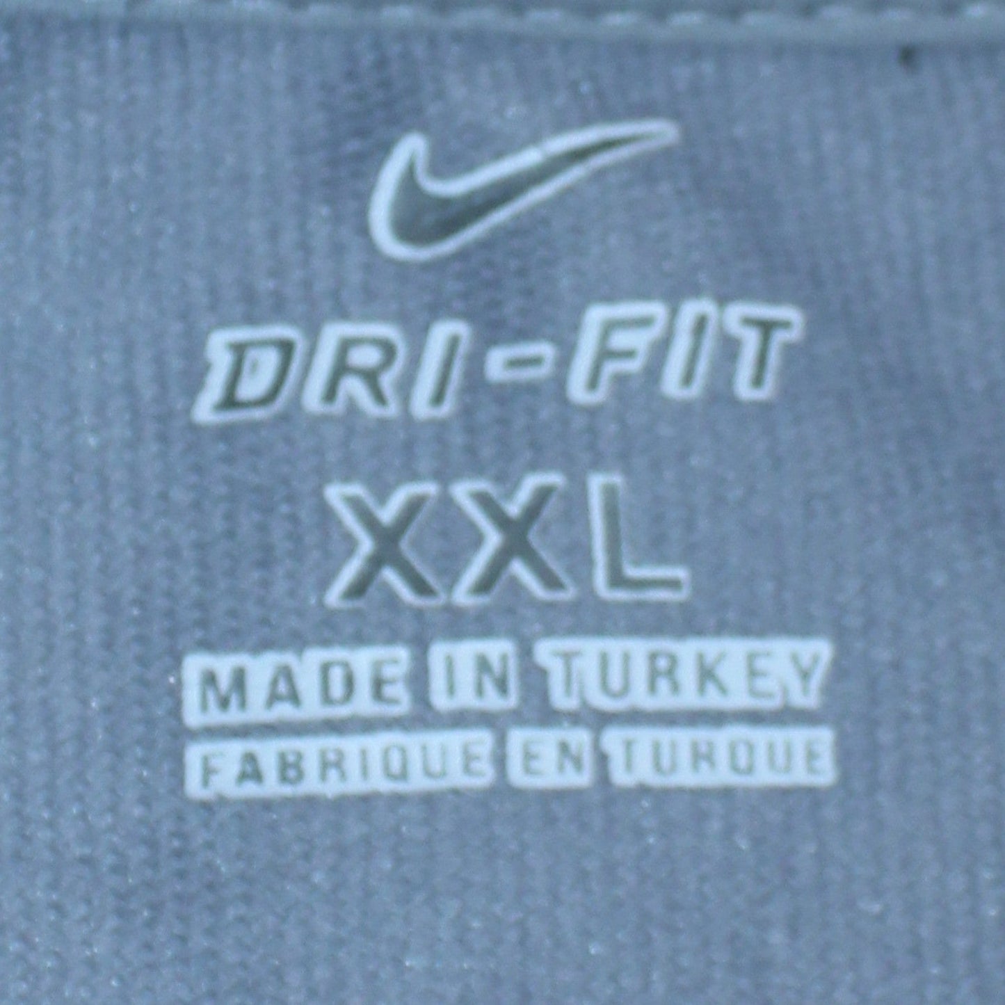 Nike Men's Grey Black Dri-Fit Crew Neck Sweatshirt XXL