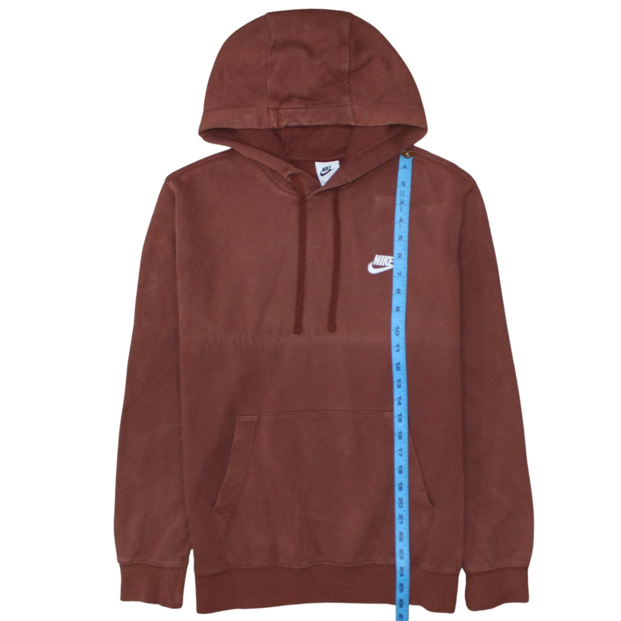 Nike Women’s Brown Pullover Hoodie Size M Cotton Blend