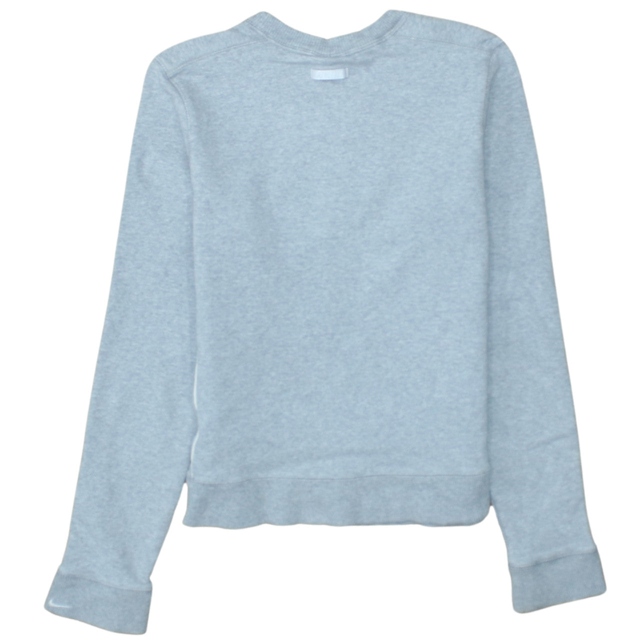 Nike Womens Grey Long Sleeve Crew Neck Pullover Sweatshirt Size M