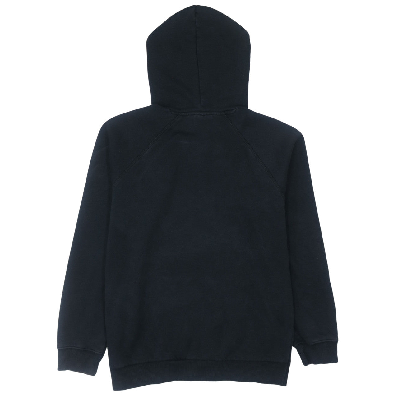 adidas Mens Black Pullover Hoodie Small Logo Fleece Sweatshirt