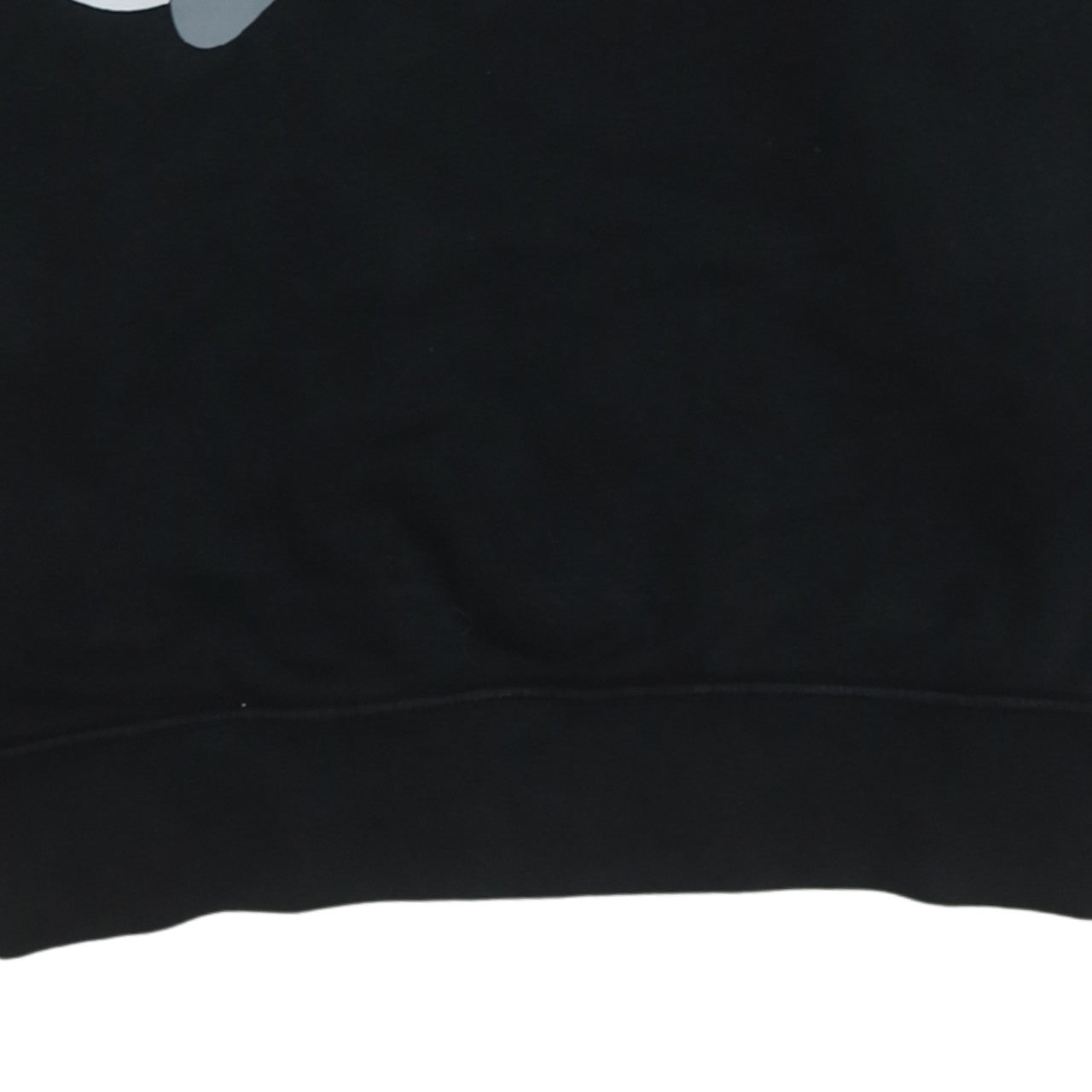 Nike Womens Black Swoosh Logo Pullover Sweatshirt Size S