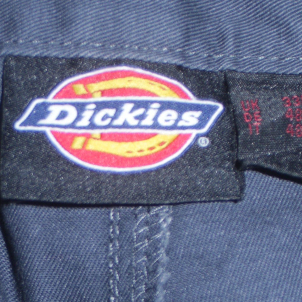 Dickies Men's Blue Cargo Work Trousers 33in Waist Regular Fit