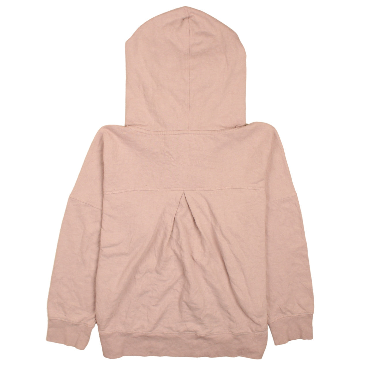 Calvin Klein Women Beige Hooded Pullover Sweatshirt L Relaxed Fit