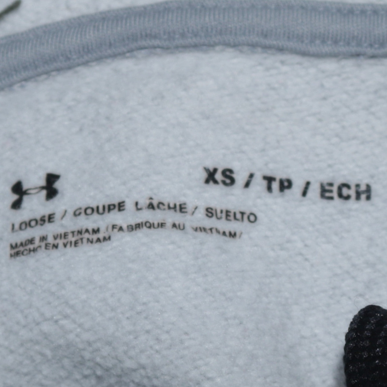 Under Armour Mens Grey Pullover Hoodie XS Sports Fleece