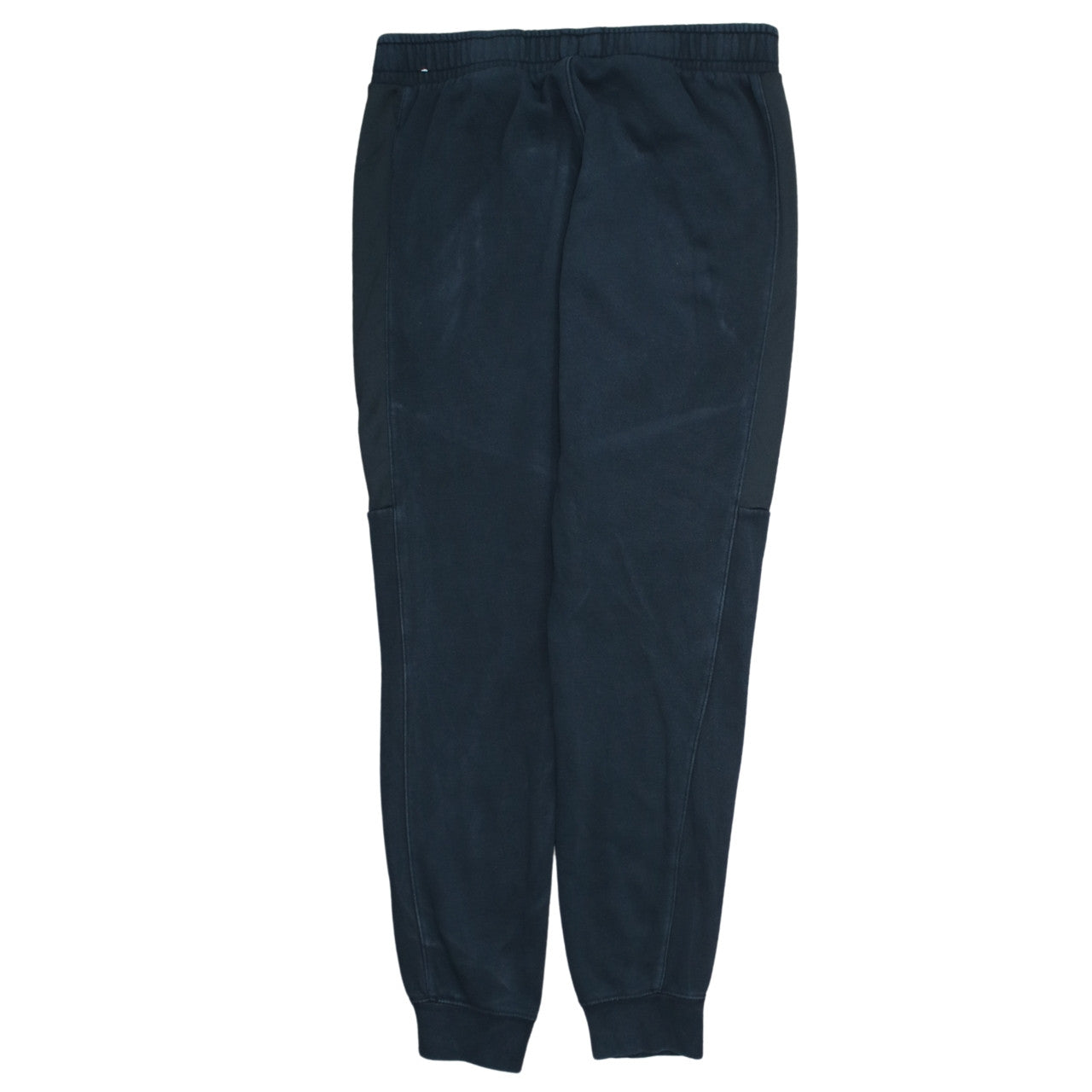 Nike Men Black Jogger Trousers S Regular Fit Zip Pocket Cotton Blend