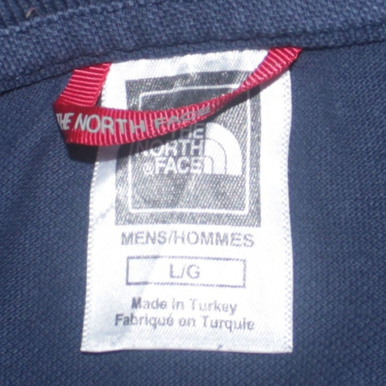 The North Face Men's Blue Cotton Polo Shirt Size L