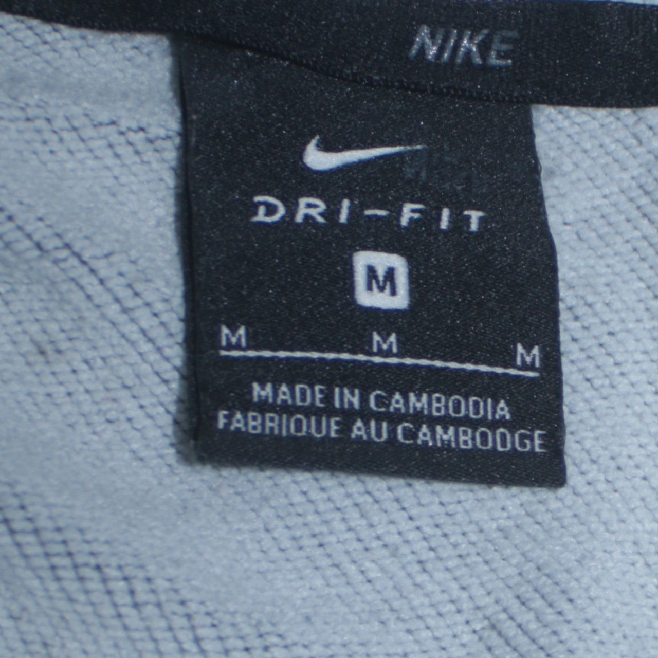 Nike Men's Grey Full Zip Dri-Fit Hoodie Size M