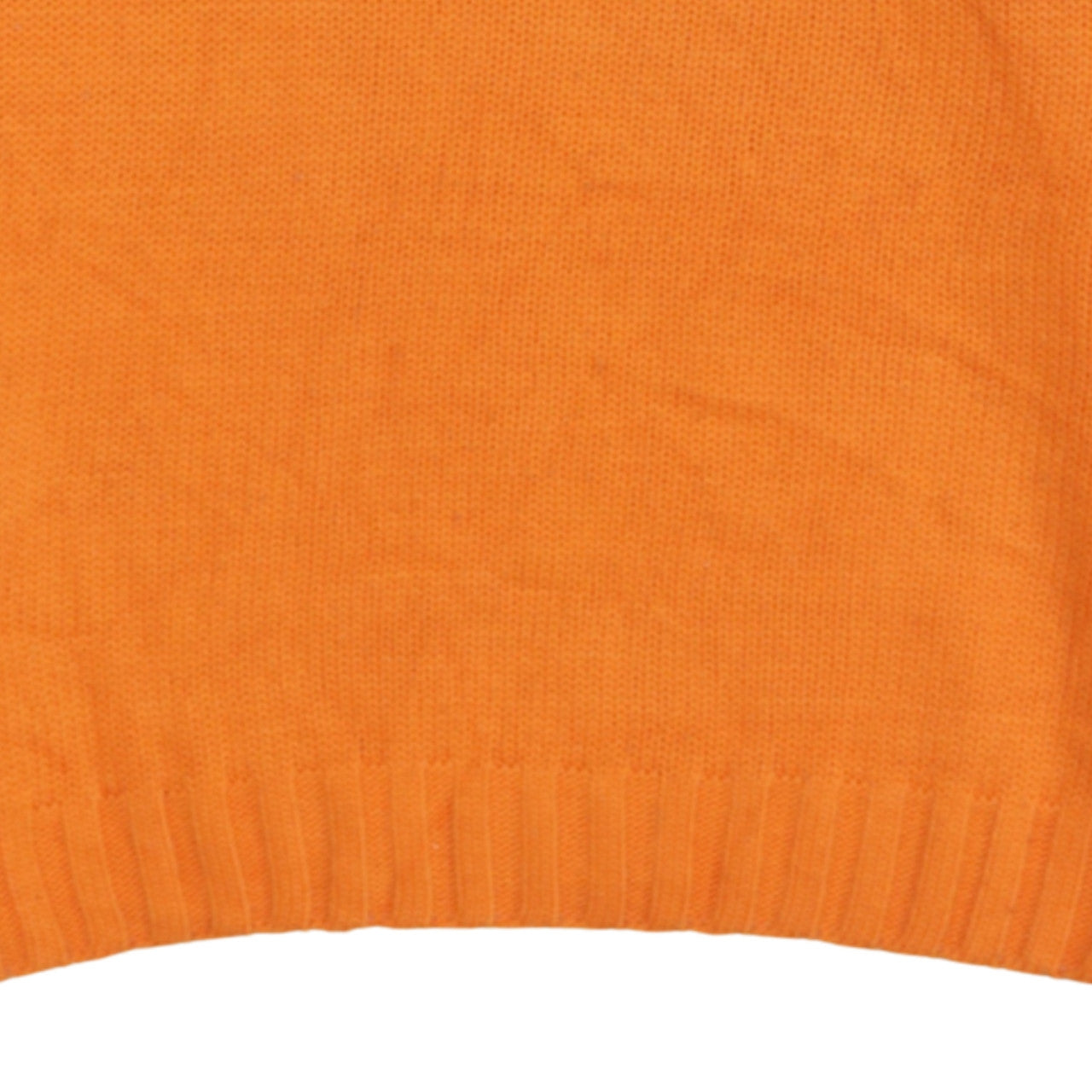 Tommy Hilfiger Denim Men's Orange Cotton Acrylic Crew Neck Jumper Size S