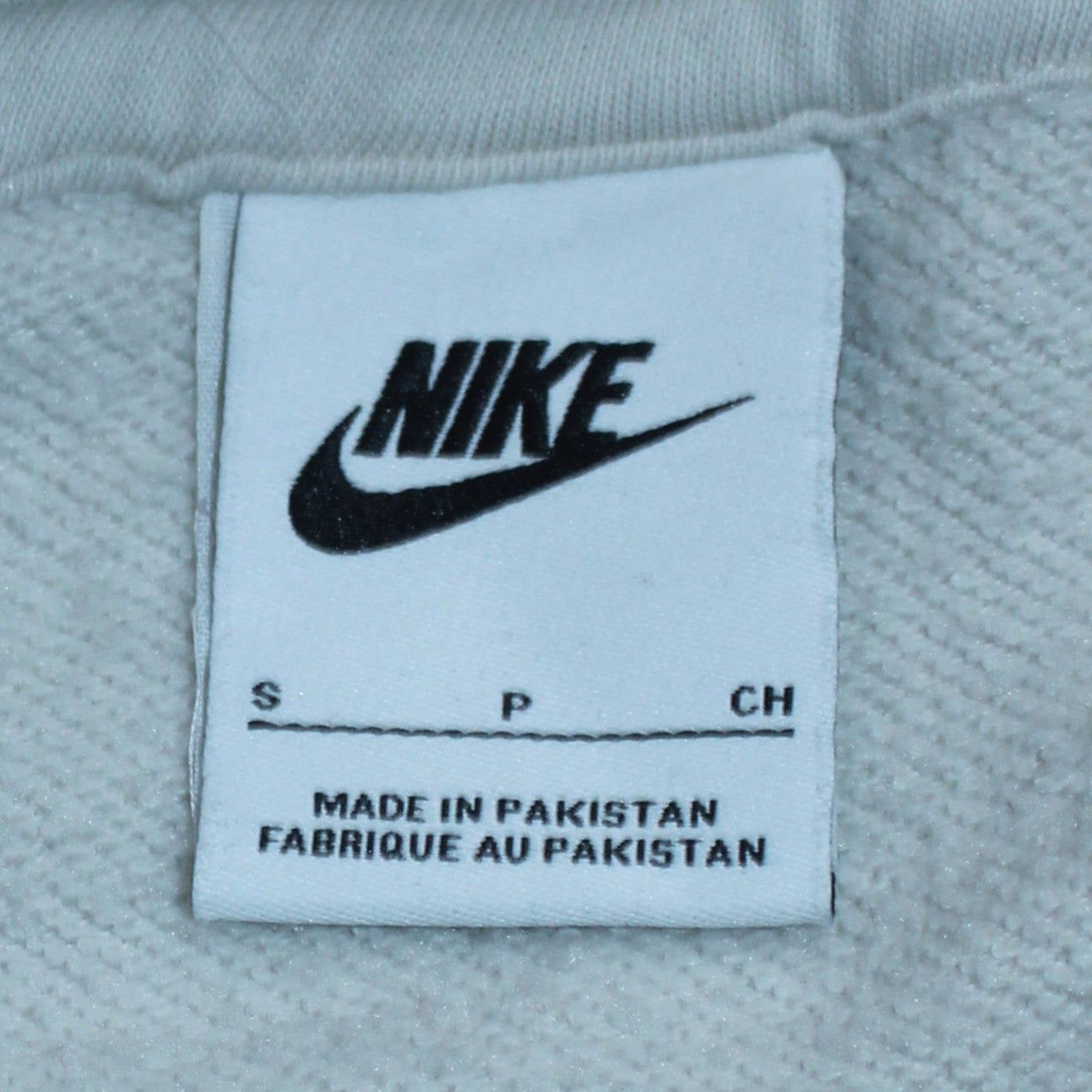 Nike Men's White Pullover Hoodie Small Logo Hooded Sweatshirt