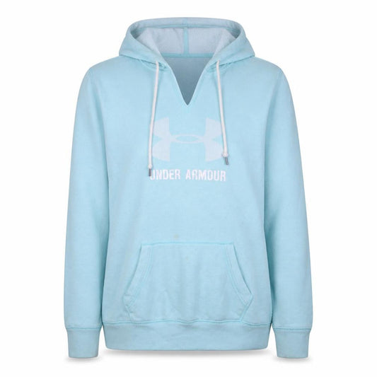 Under Armour Women Blue Pullover Hoodie Size L Loose Fit