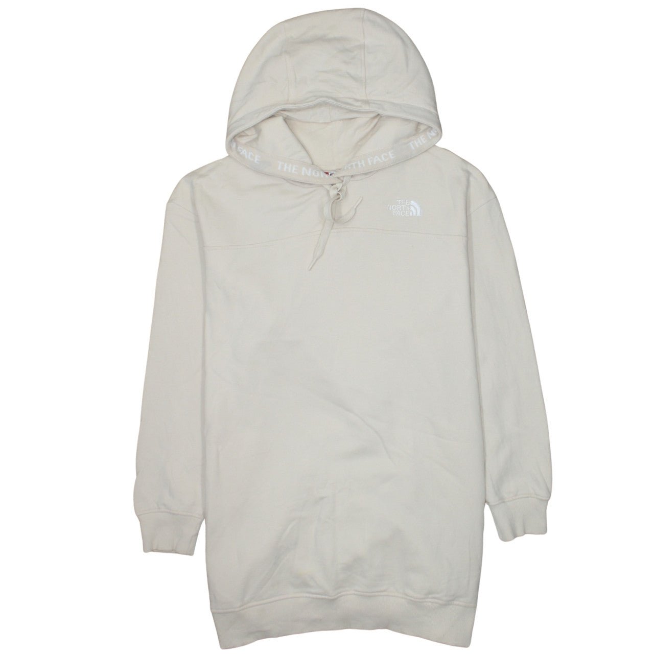 The North Face Womens Beige XL Pullover Hoodie 100% Cotton Casual