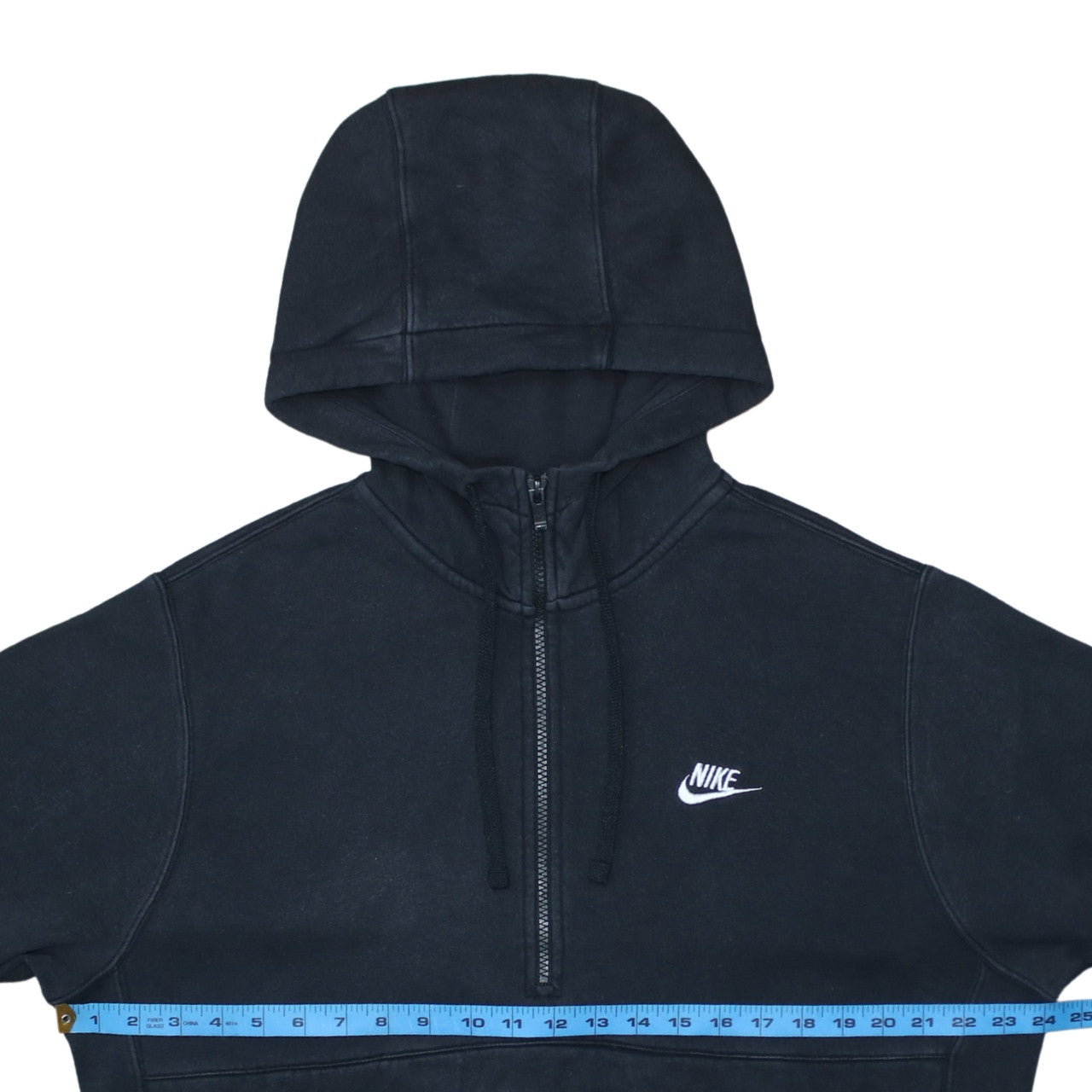 Nike Men's Black L Pullover Fleece Hoodie 1/2 Zip Sportswear