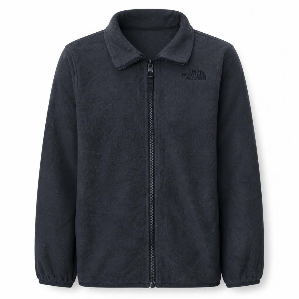 The North Face Boys Black Fleece Full Zip Jacket Size M