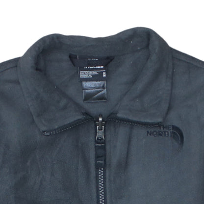Additional view of The North Face boys’ black fleece full zip jacket, size M