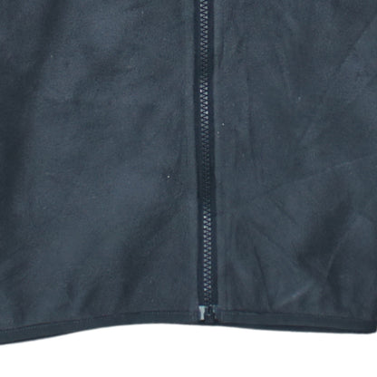 Additional view of The North Face boys’ black fleece full zip jacket, size M