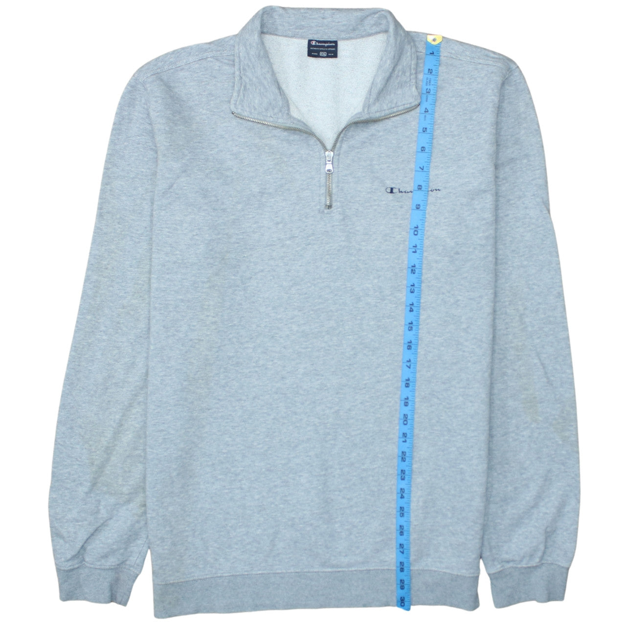 Champion Men's Grey 2XL 1/4 Zip Fleece Sweatshirt