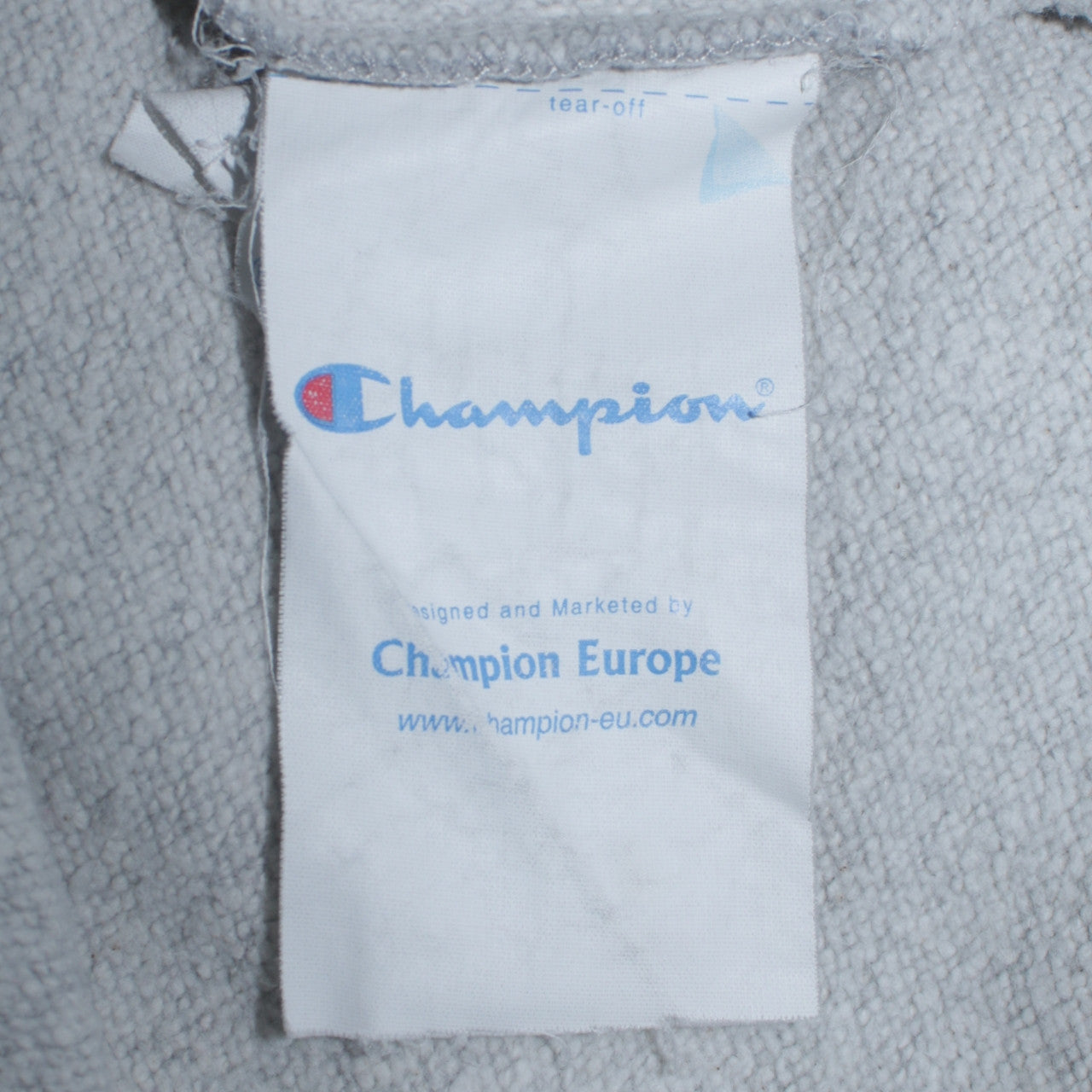 Champion Men's Grey 2XL 1/4 Zip Fleece Sweatshirt