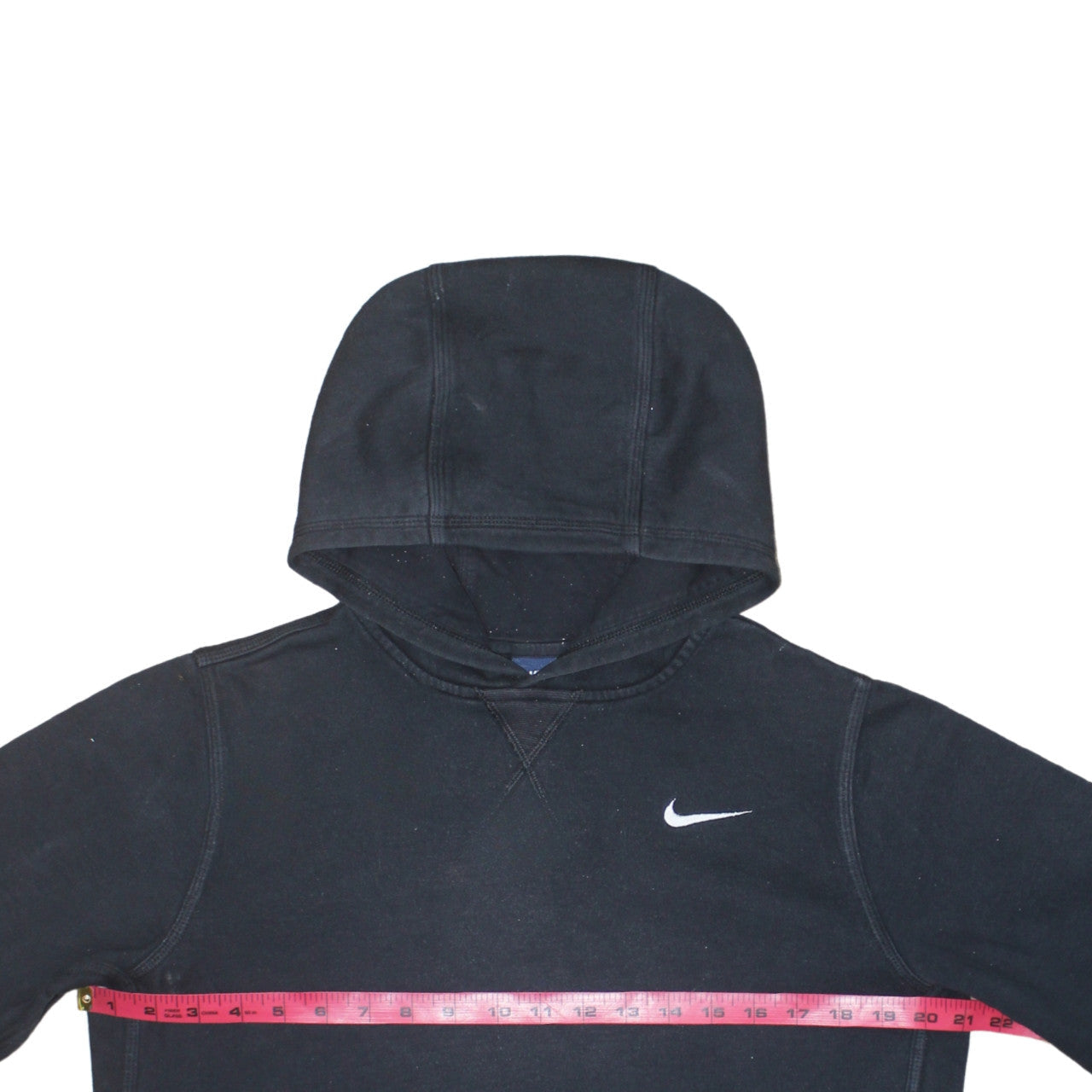 Nike Boys Black XL Pullover Fleece Hoodie Sweatshirt Logo Hooded Top