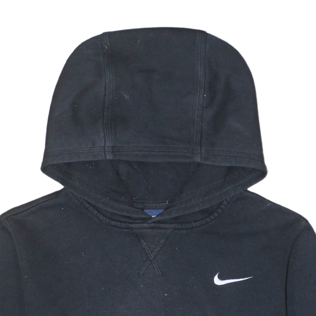 Nike Boys Black XL Pullover Fleece Hoodie Sweatshirt Logo Hooded Top
