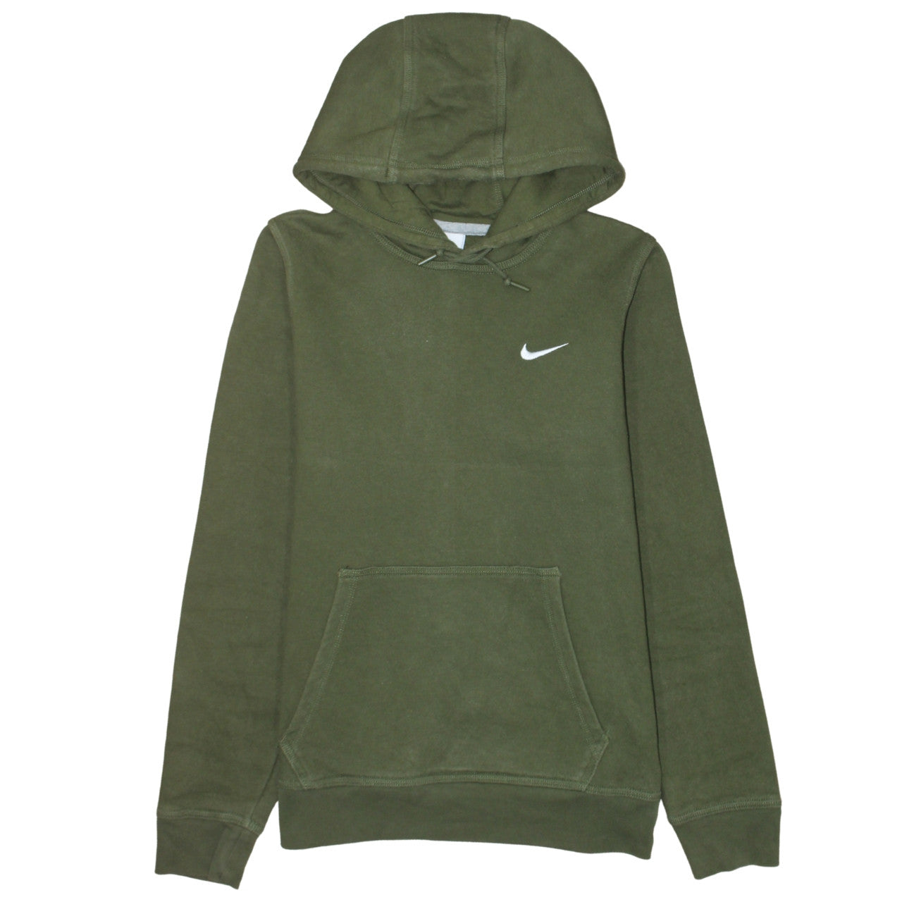 Nike Men's Green Pullover Hoodie Small Regular Fit Sportswear