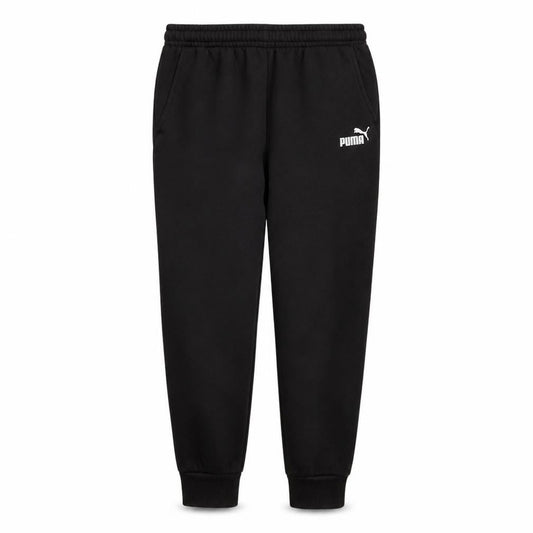 Front view of Puma Men’s Black Jogger Trousers L Regular Fit Sportswear