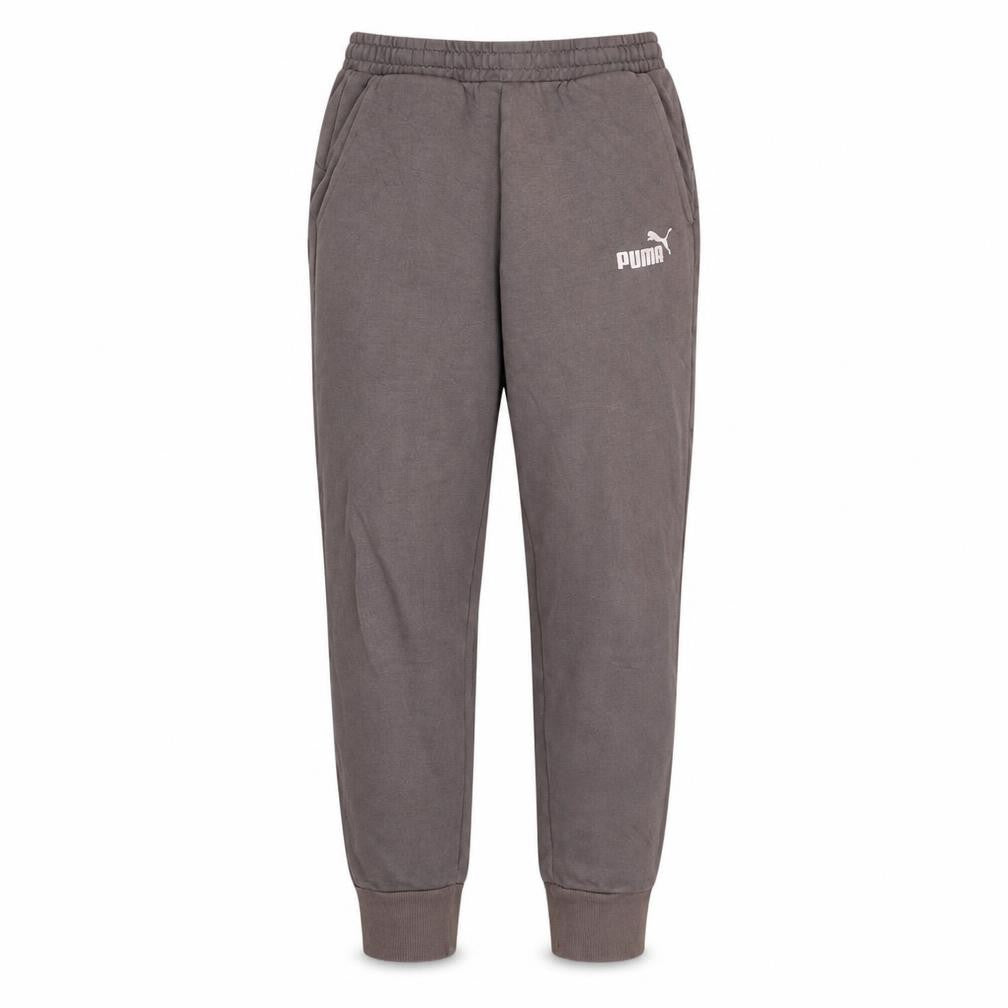 Puma Men’s Brown Jogger Sweatpants S Elastic Waist Fleece