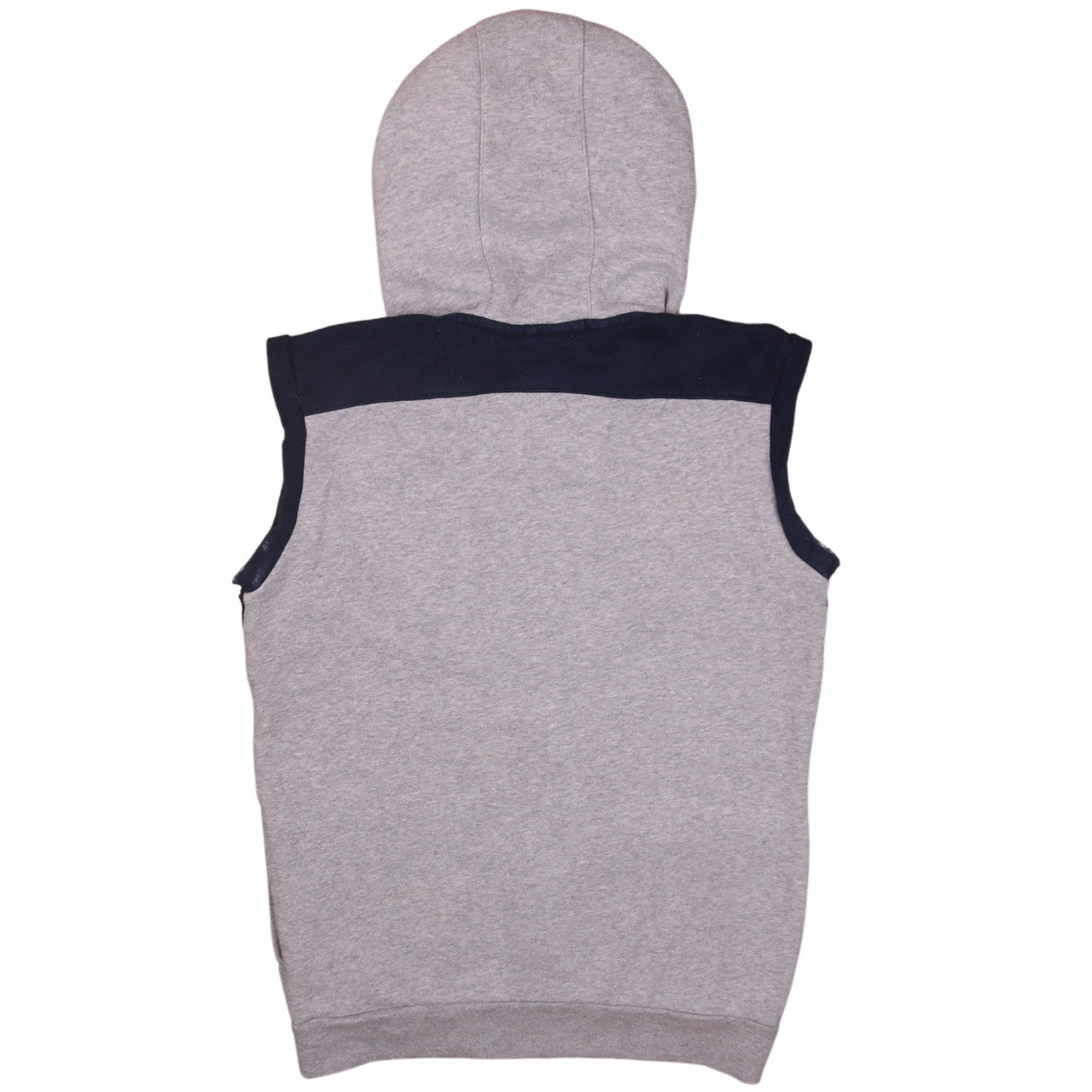 Adidas Boys Grey & Navy Full Zip Sleeveless Hoodie Age 13-14 Years