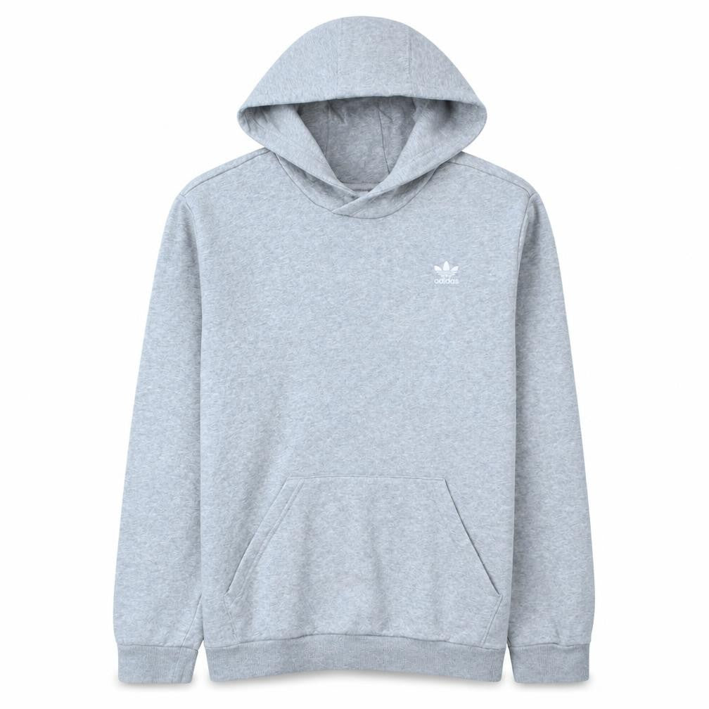 Adidas Boys Grey Pullover Hoodie 15-16 Years XL Fleece Lined Casual Top