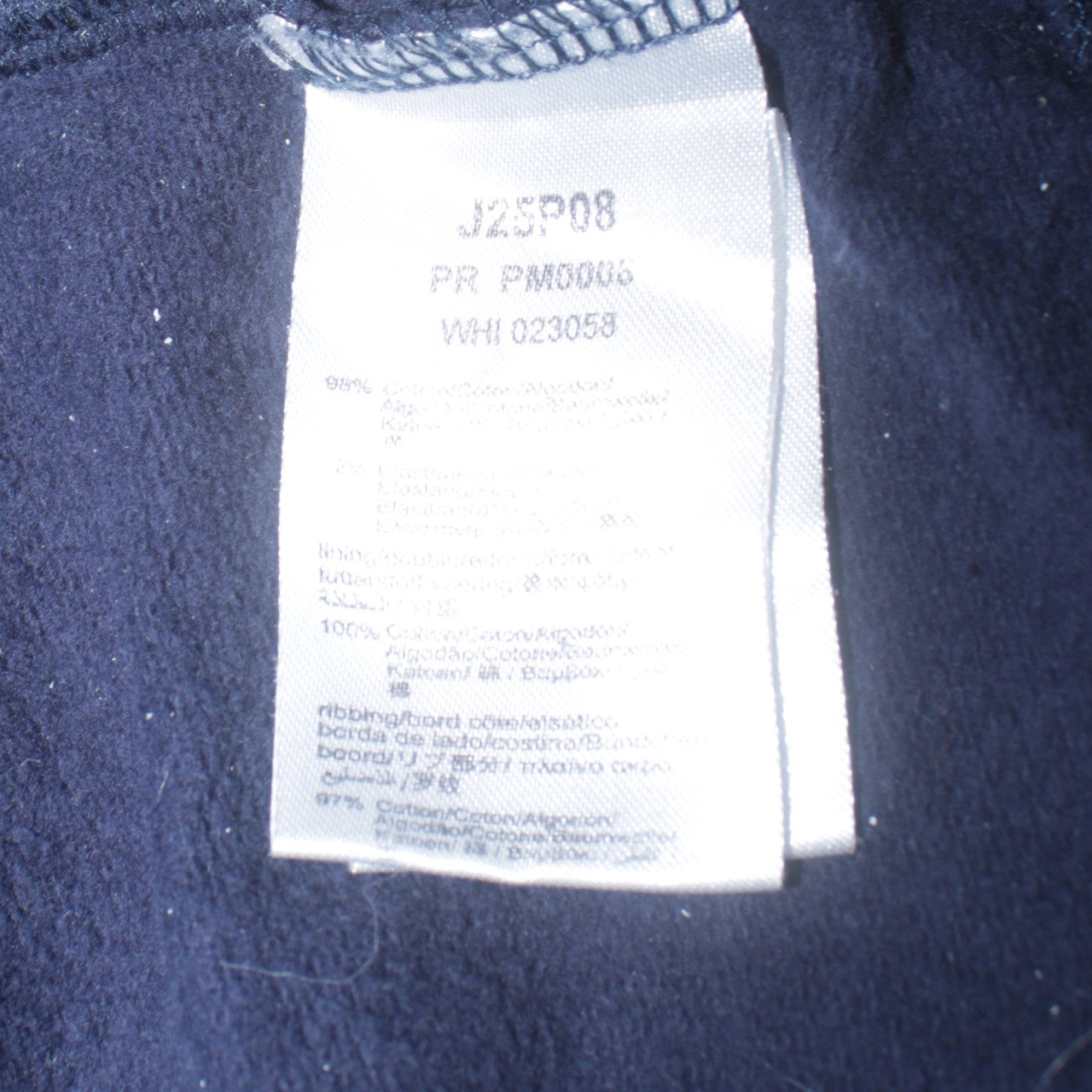 Hugo Boss Boys Blue Full Zip Hoodie Size 14 Years Regular Fit