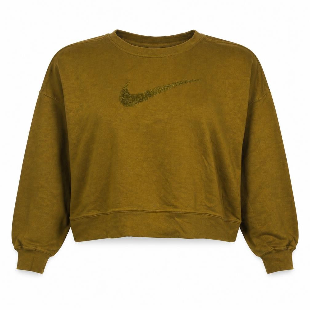Nike Women’s Brown Crew Neck Pullover Sweatshirt Medium