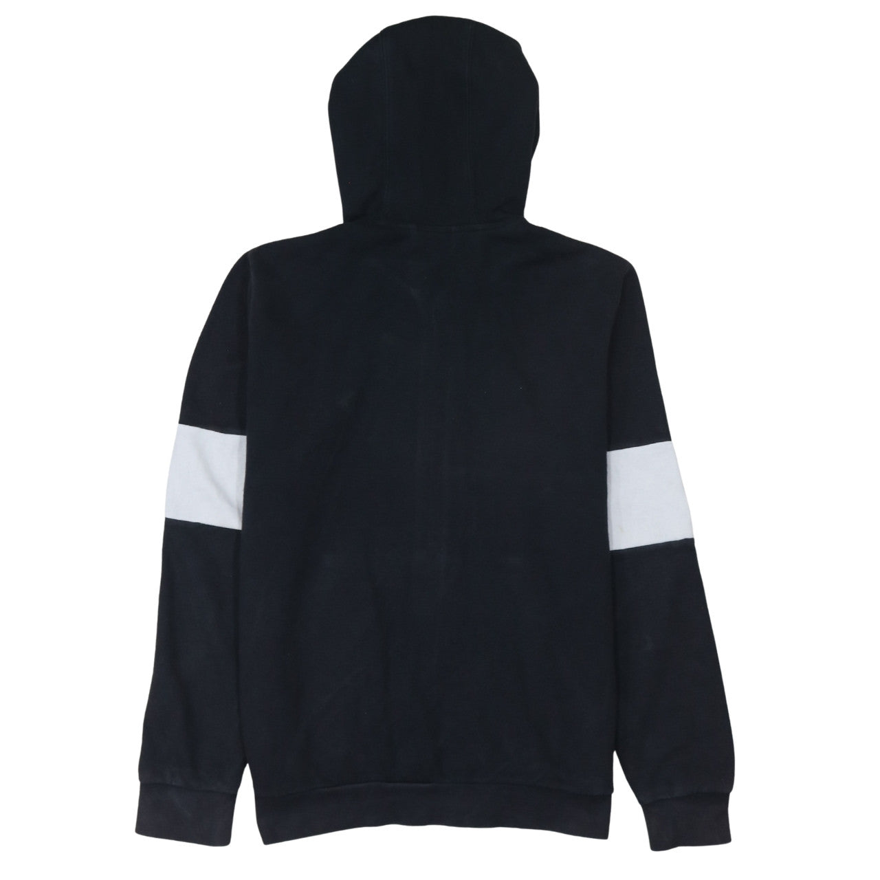 Adidas Boys Black Full Zip Hoodie 11-12 Years Cotton Blend Sportswear