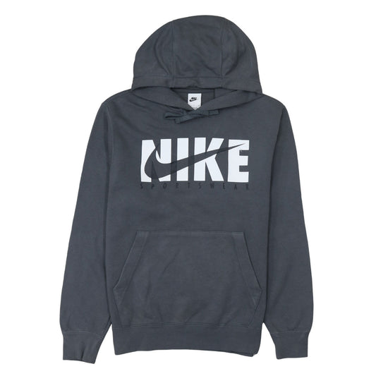 Nike Men's Grey Pullover Hoodie Small Graphic Sportswear