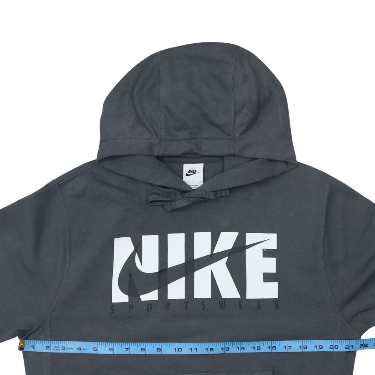 Nike Men's Grey Pullover Hoodie Small Graphic Sportswear