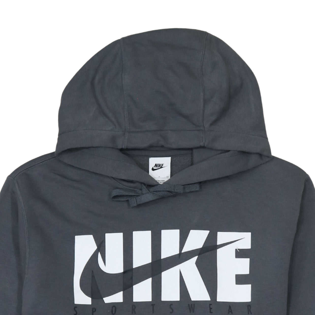 Nike Men's Grey Pullover Hoodie Small Graphic Sportswear