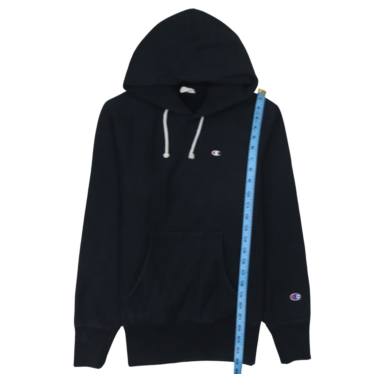 Champion Men's Black Medium Pullover Hoodie Reverse Weave
