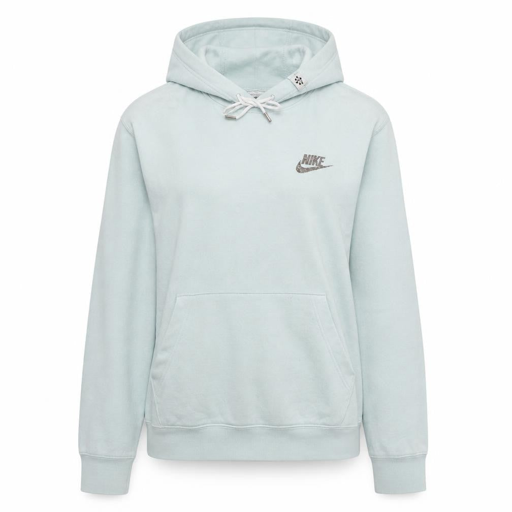 Nike Women’s Light Blue Pullover Hoodie Size S Cotton Blend