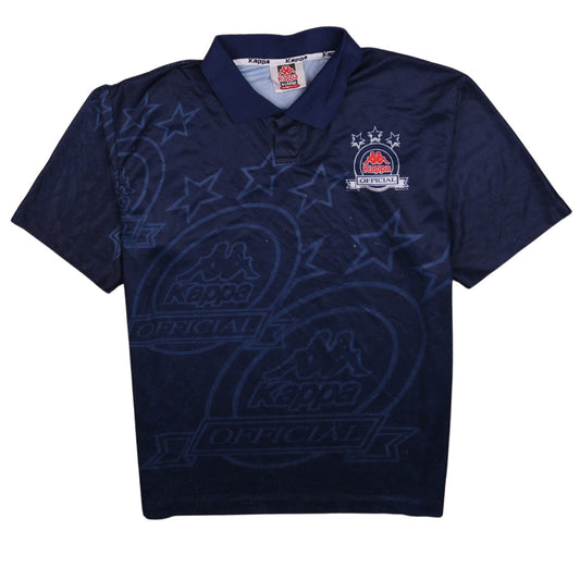 Kappa Men's Blue XL Polo Shirt Vintage Sportswear Top
