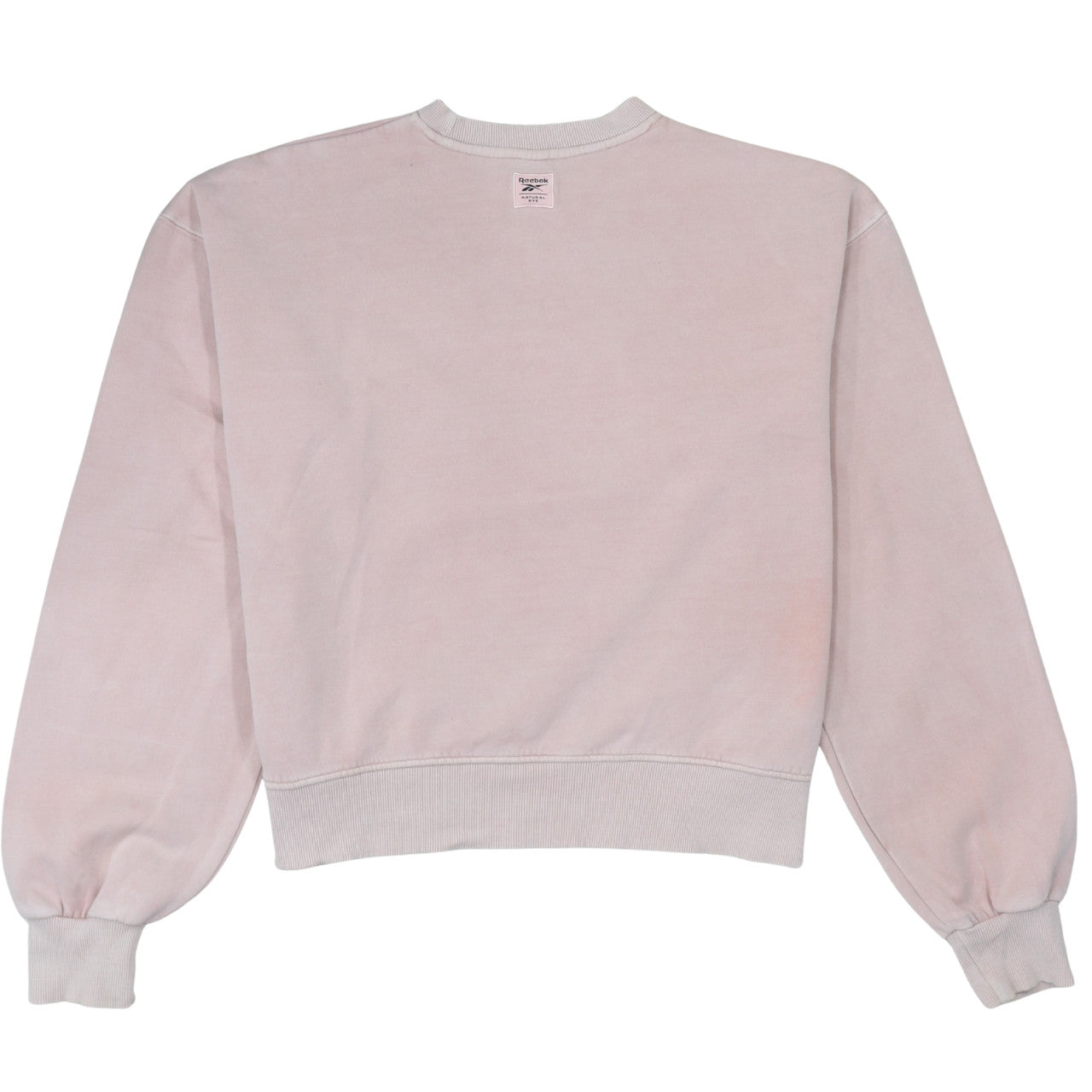 Reebok Men Pink Sweatshirt Medium Size Cotton Casual