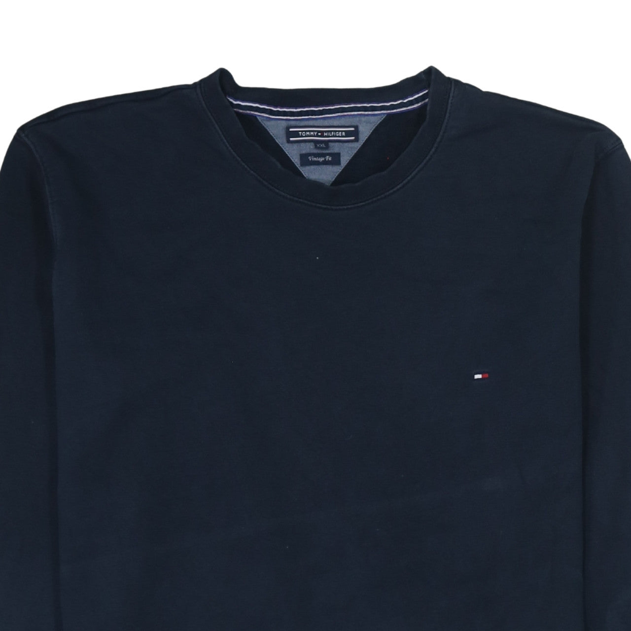 Tommy Hilfiger Men’s Blue 2XL Crew Neck Vintage Fit Sweatshirt