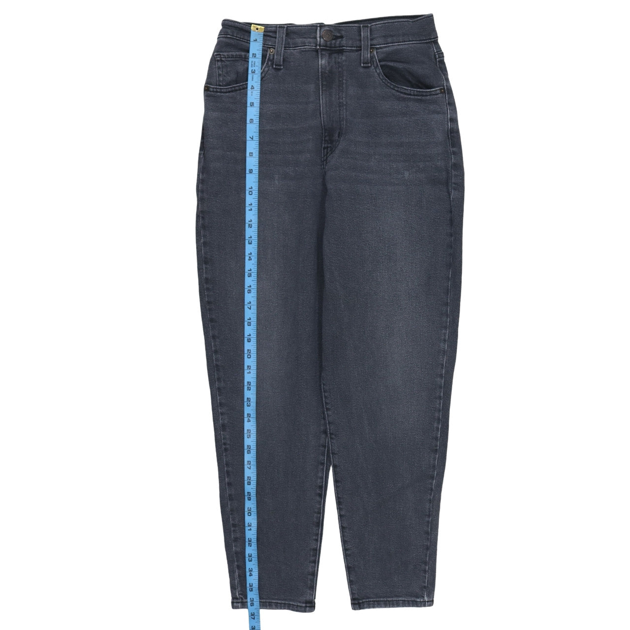 Levi's Women High Waisted Mom Jeans Black Size 28 Classic Denim