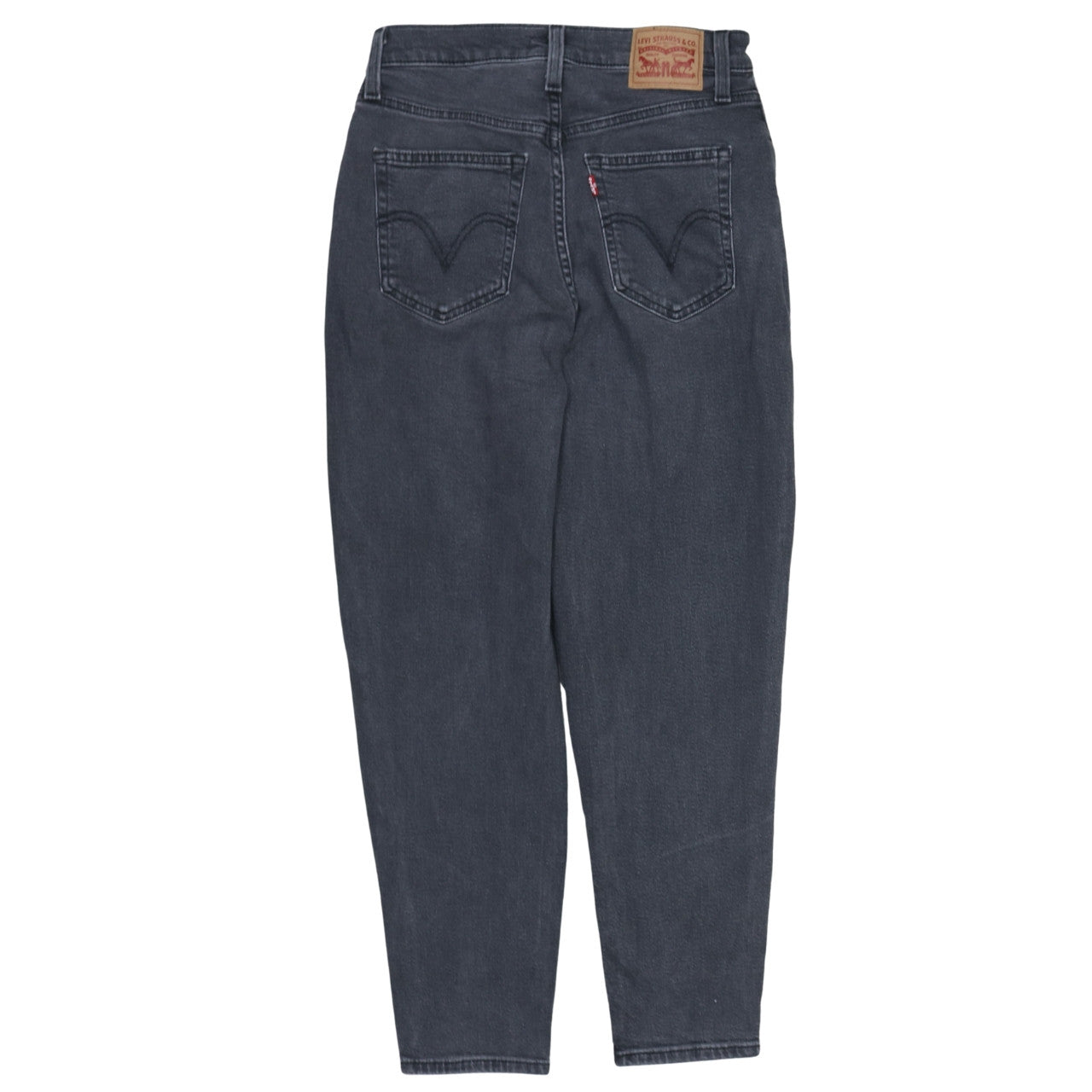 Levi's Women High Waisted Mom Jeans Black Size 28 Classic Denim