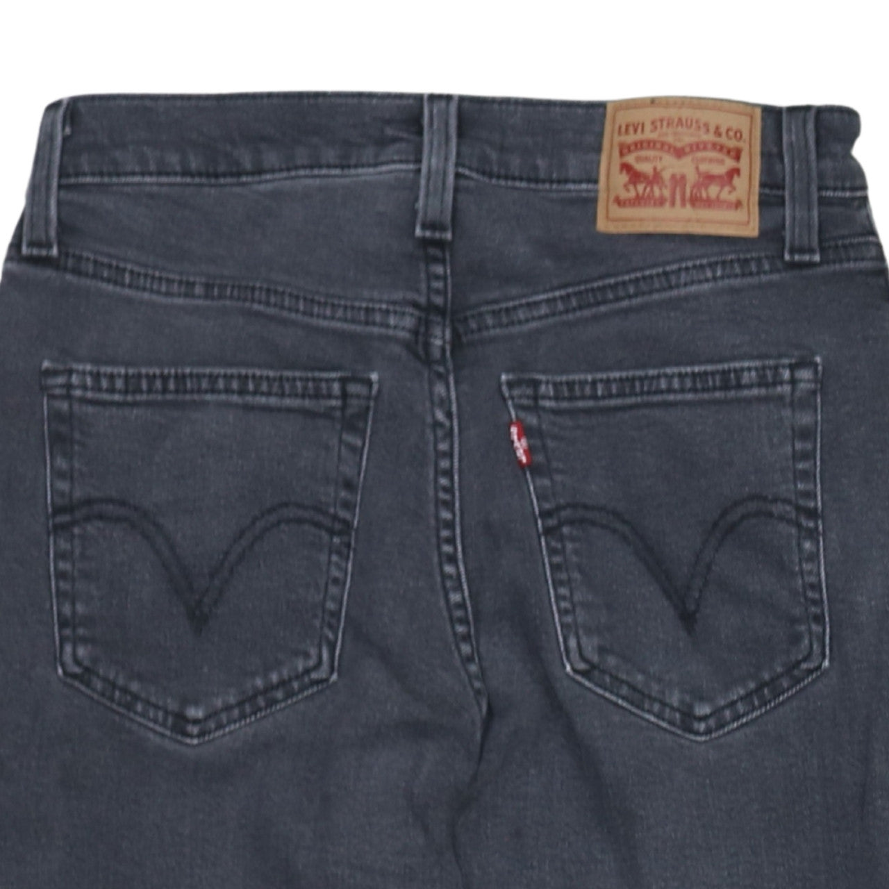 Levi's Women High Waisted Mom Jeans Black Size 28 Classic Denim