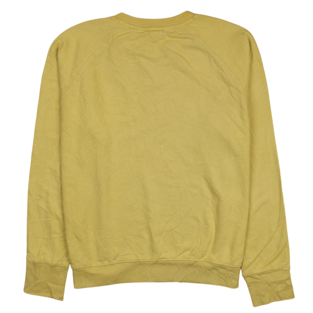 Lee Jeans Womens Yellow Cotton Pullover Sweatshirt M
