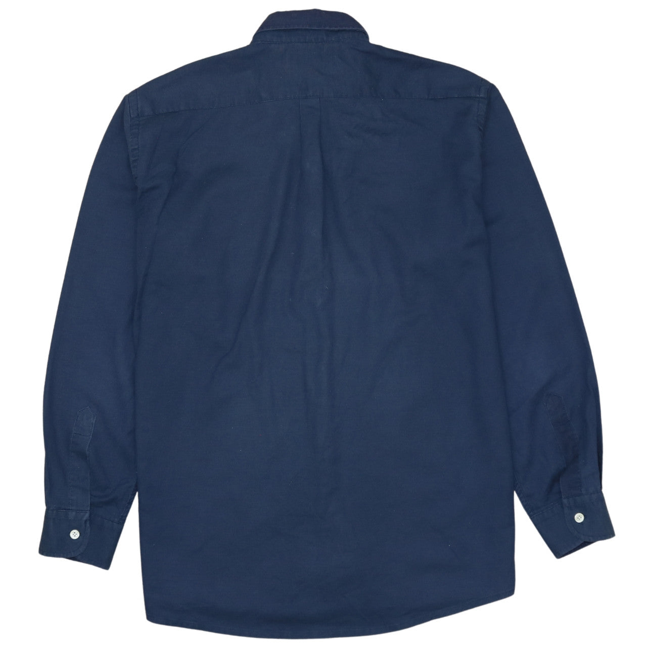 Tommy Hilfiger Men's Blue Long Sleeve Button-Down Cotton Shirt M