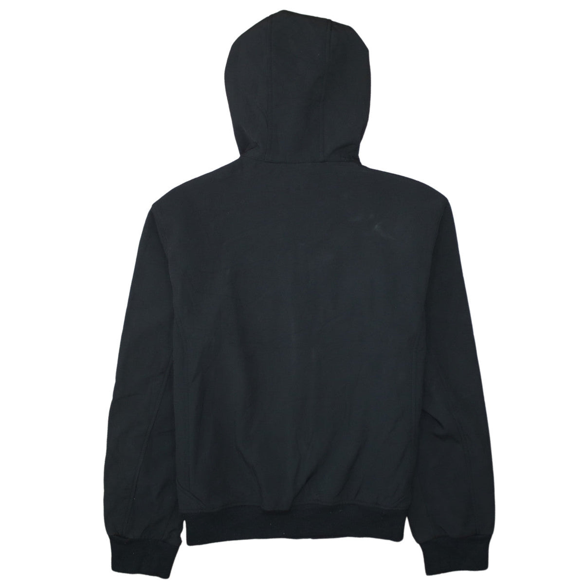 Reebok Boys Black Full Zip Hoodie 14-16 Years Sports Logo Hooded Top