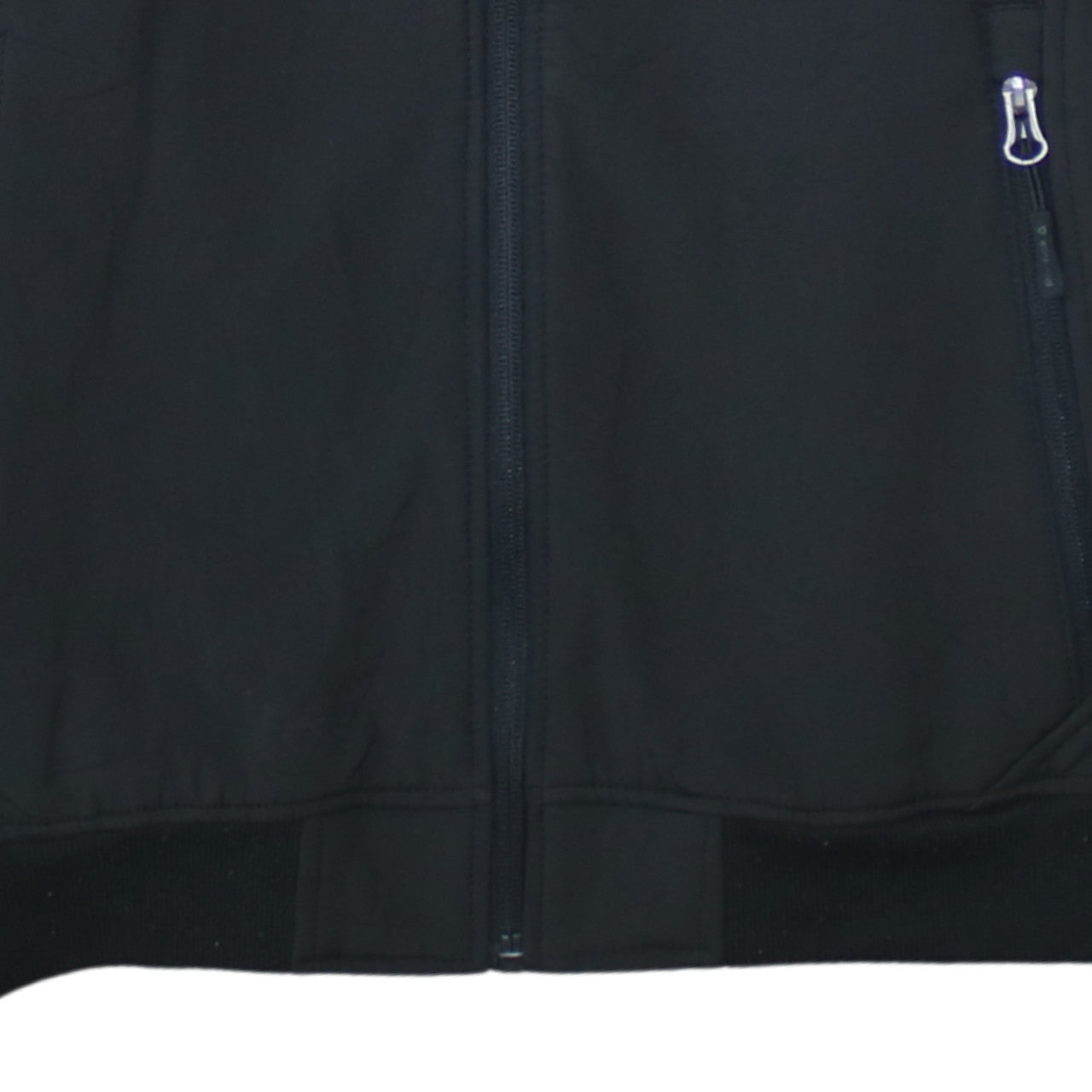 Reebok Boys Black Full Zip Hoodie 14-16 Years Sports Logo Hooded Top