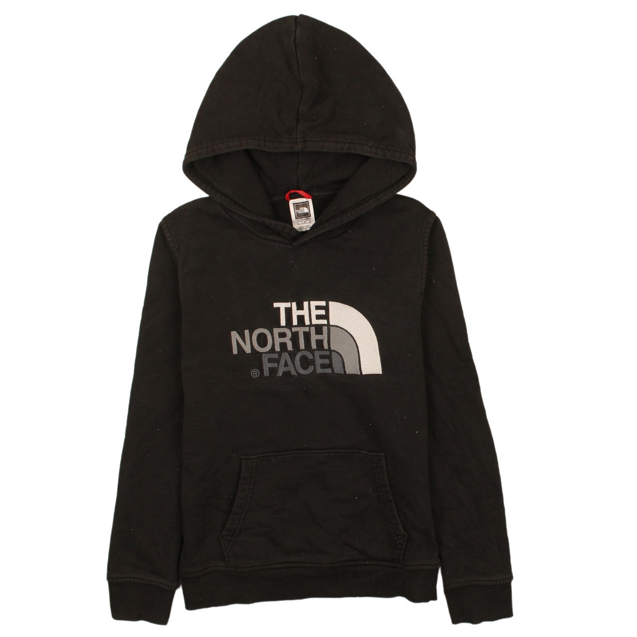 The North Face Boys Black Pullover Hoodie L Logo Fleece Sweatshirt