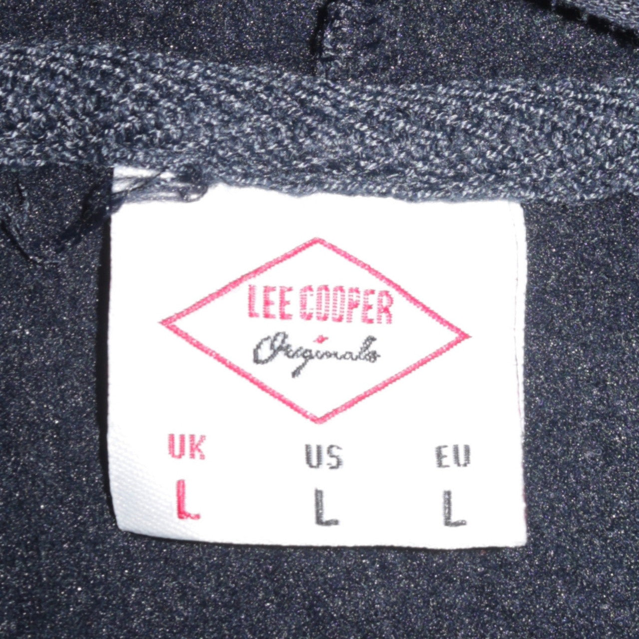 Lee Cooper Men’s Blue Pullover Hoodie Size L Regular Fit