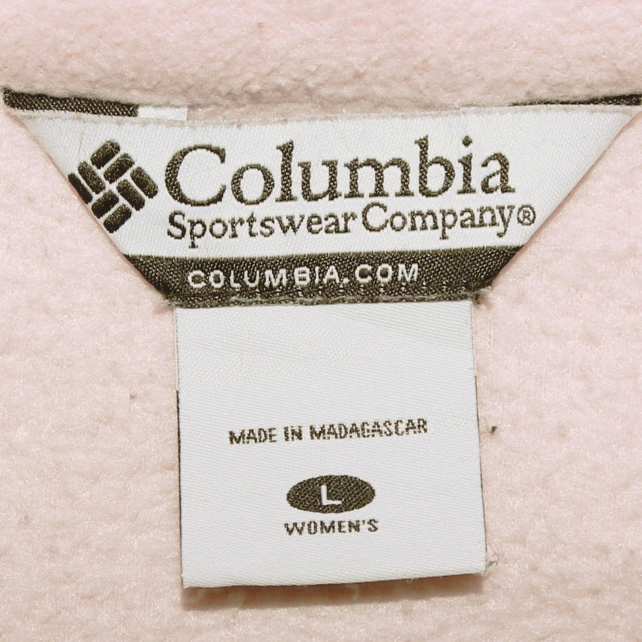Columbia Women's Pink Fleece Full Zip Jacket Size L