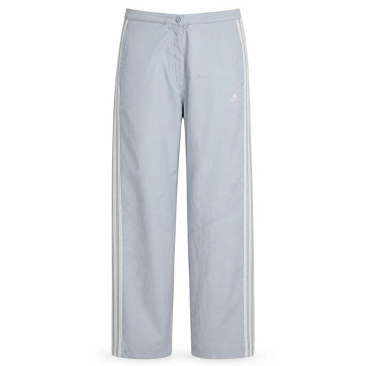 Adidas Womens Light Grey Track Trousers Size 14 Casual Sportswear